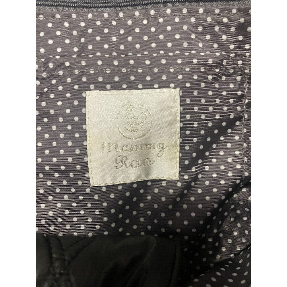 Mammy Roo Diaper Handbag Crossbody Shoulder Bag Black Many Pockets - Picture 6 of 16